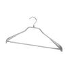 MAWA German-made Non-Slip MAWA Hangers with Body Form Bars, 42LS Silver, Set of 5, 10-Year Warranty