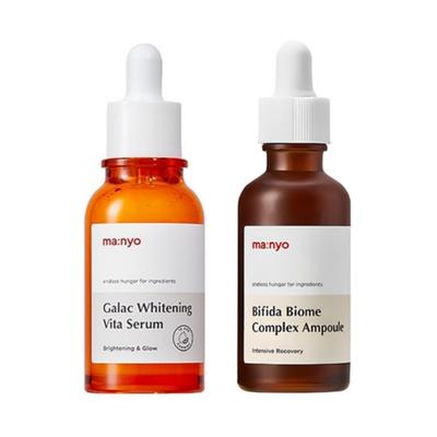Galac Whitening Vita Serum 50ml + Bifida Biome Complex Ampoule 50ml Set