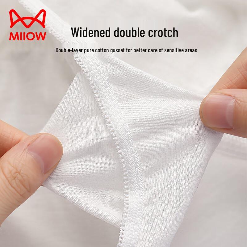 MaoRen Women's Disposable High-Waist Cotton Underwear (5-Pack)