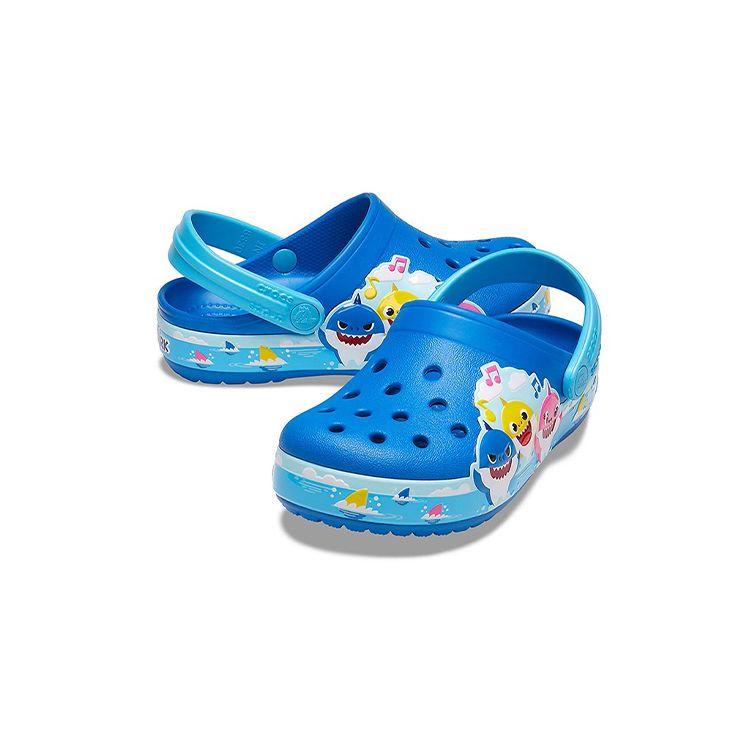 Crocs Classic Clog Fun Academy Shark Kids Footwear Blue 207066-4JL