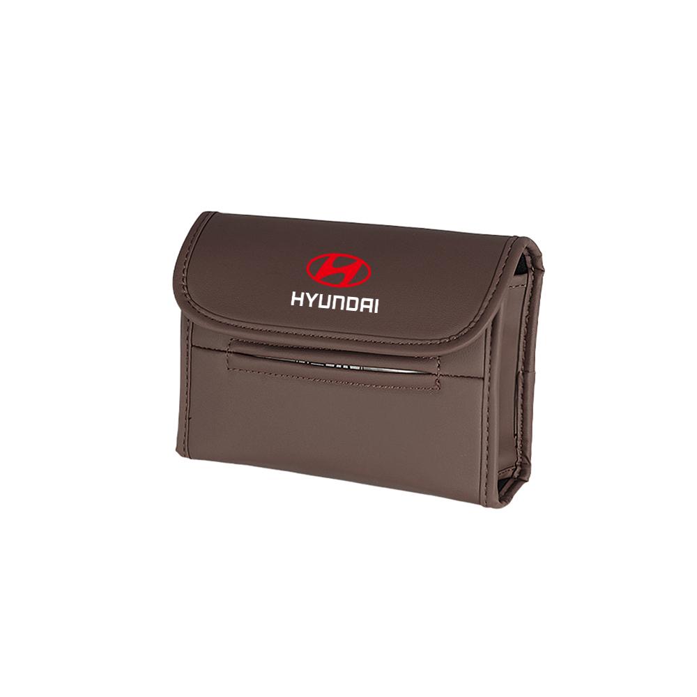 Car Tissue Box Car Seat Back Tissue Hanging Storage Bag For Hyundai Tucson Solaris I30 Creta Ix35 I40 i10 i20 i30 ix20 ix25 ix35 XX5