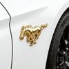 3D Metal Car Sticker Styling Fender Side Badge Decal Rear Trunk Horse Emblem for Mustang 2015 2016 2017 Auto Accessories