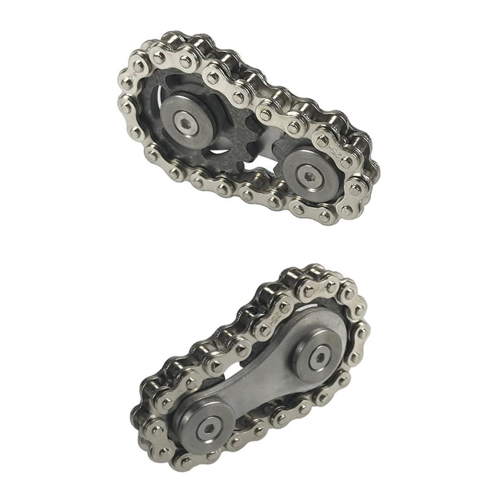 New Sprockets Flywheel Fingertip Gyro Sprockets Chains EDC Metal Toy Gear Chain Gyro Drop Ship Sproket Roadbike Spinner