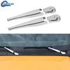 4xCHrome Front Window Windshield Wiper Blade Cover Trim for Ford Bronco -25
