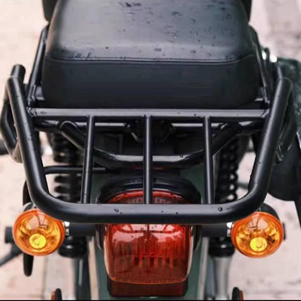 Kompatible Heckgepäckträger-Erweiterung für Honda Cross Cub CC110 – Doppelsitz-Heckgepäckträger für Retro-Modifikation.