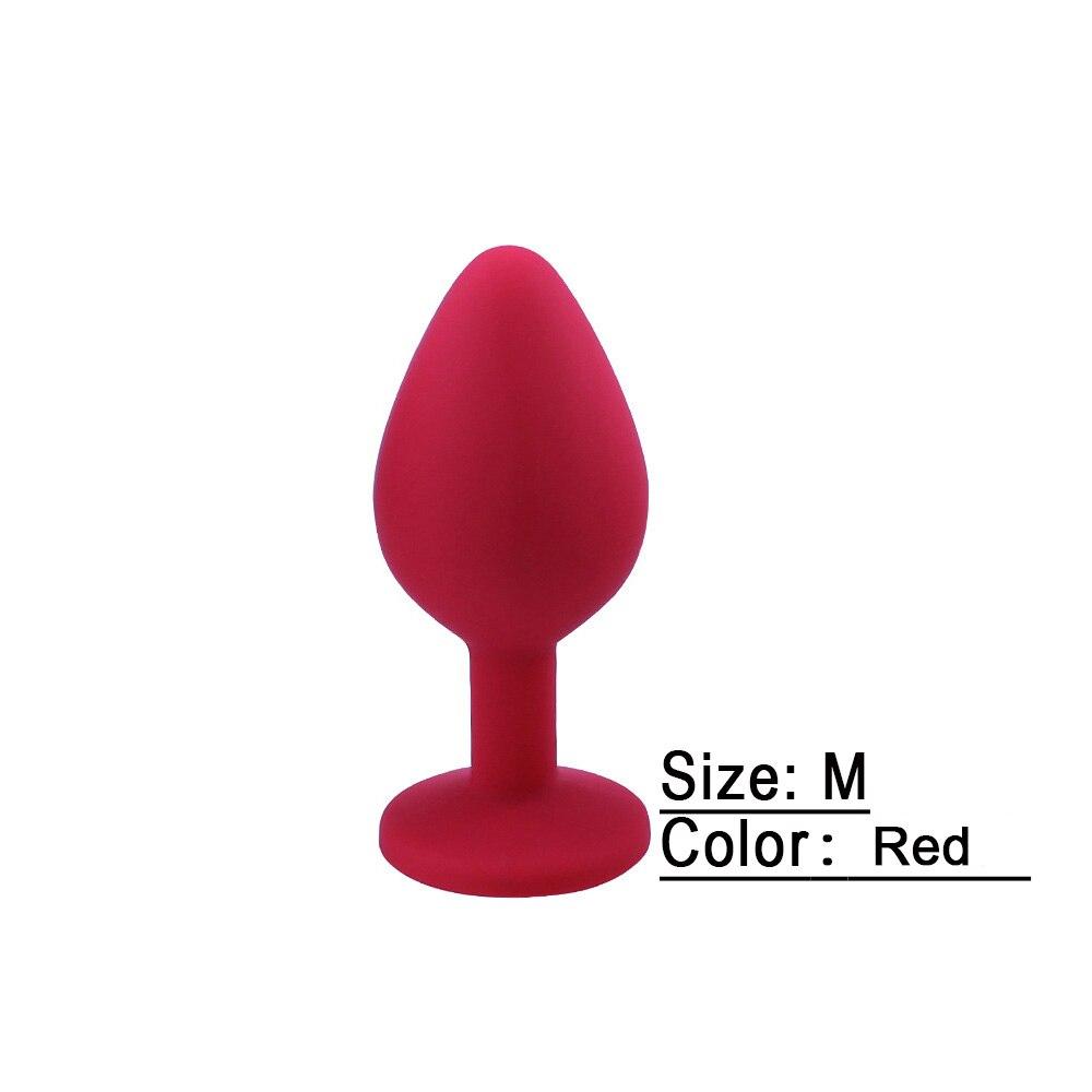 Sex Toys Products Adults Crystal Jewelry Mini Butt Plug Silicone Anal Plug Bullet Vibrator Prostate Massager