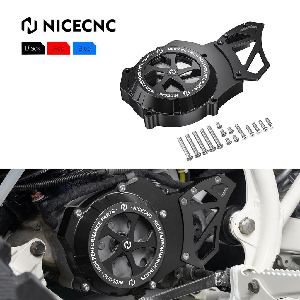 NICECNC ATV Engine Left Side Transparent Stator Sprocket Cover Guard For Yamaha Blaster 200 YFS200 1988-2006 YFS200SE Parts