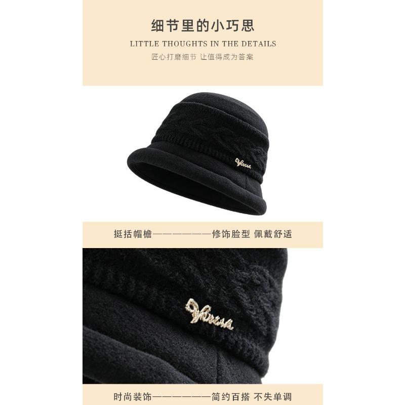 Women S Vintage Literary Warm Fisherman Hat Autumn Winter Commuter Hat