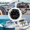 85mm 120kmCelsiush GPS Speedometer 0‑8000rpm Tachometer Gauge LCD Multicolored Backlight for Car Boat Yacht RV Truck