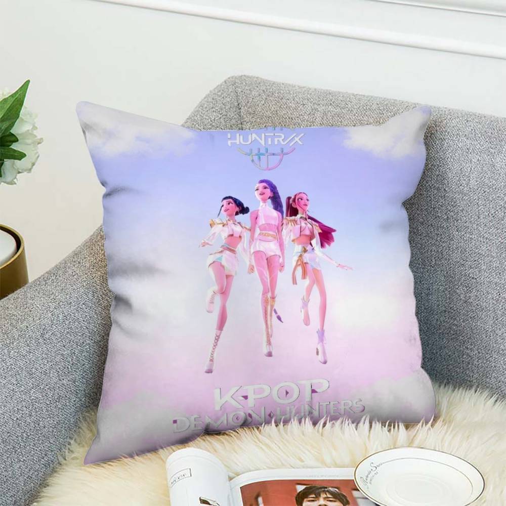 Kpop Demon Hunters Huntrix Pillowcase Things for the Room Body Pillow Cover Decorative Pillowcases Personalized Gifts Anime Home