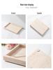 Nordic Beige Travertine Marble Tray: Light Luxury Entrance Hall Decoration & Jewelry Storage Ornament