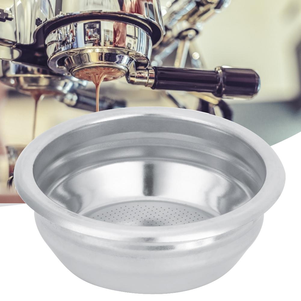 58mm Single Double Porous Filter Bowl Basket Semi Automatic Coffee Machine Bottomless Handle