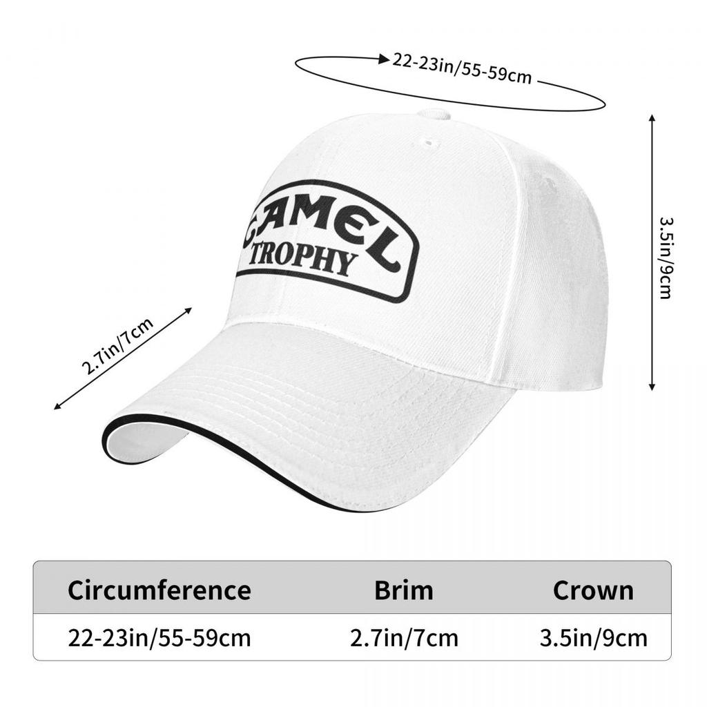 Unisex Baseball Hats Camel Trophy Black Outdoor Streetwear Summer Sports Baseball Caps Hip Hop Cap Casquette Polychromatic Hats