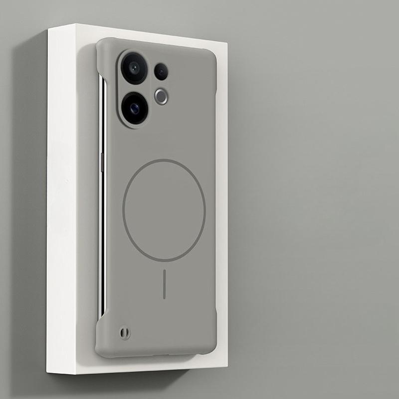 Frameless Magnetic Case for OPPO K13 Turbo Magsafe Wireless Charging Matte Ultra Thin Hard Back Cover for OPPO K13 Turbo Pro