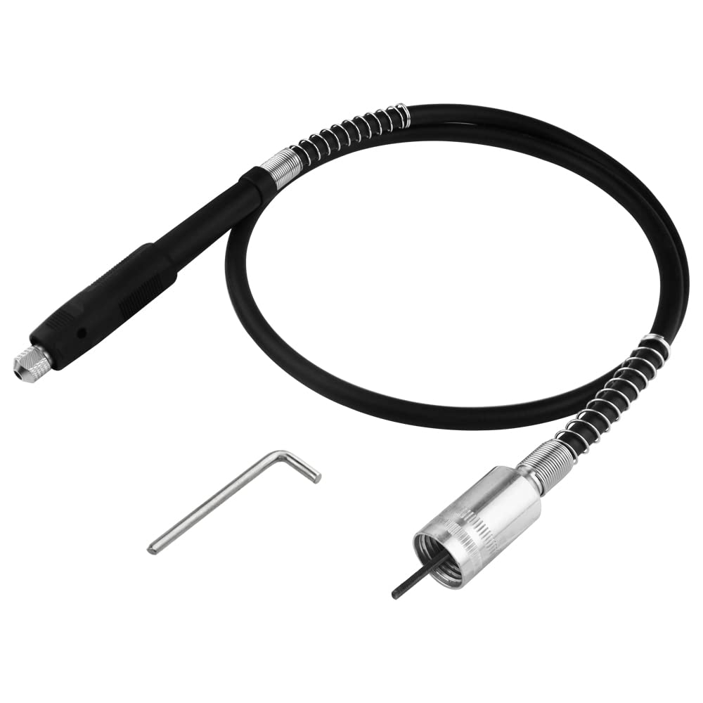 

WMYCONGCONG Гибкий удлинитель вала для электрической шлифовальной машины с зажимом 3 мм Гибкий сменный вал для вращающегося ручного сверла Rill Shaft Bit Mini