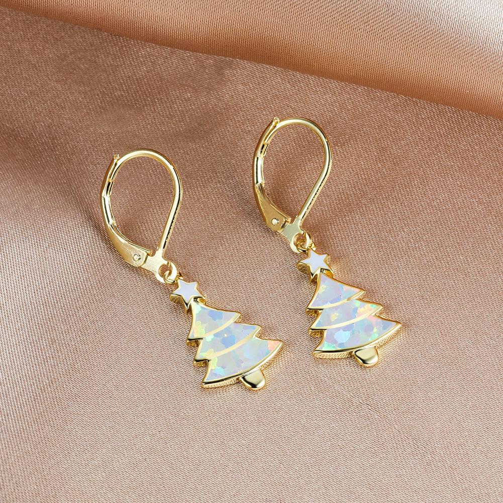 

Earrings Womens Fashion Accessories Christmas Tree Earrings