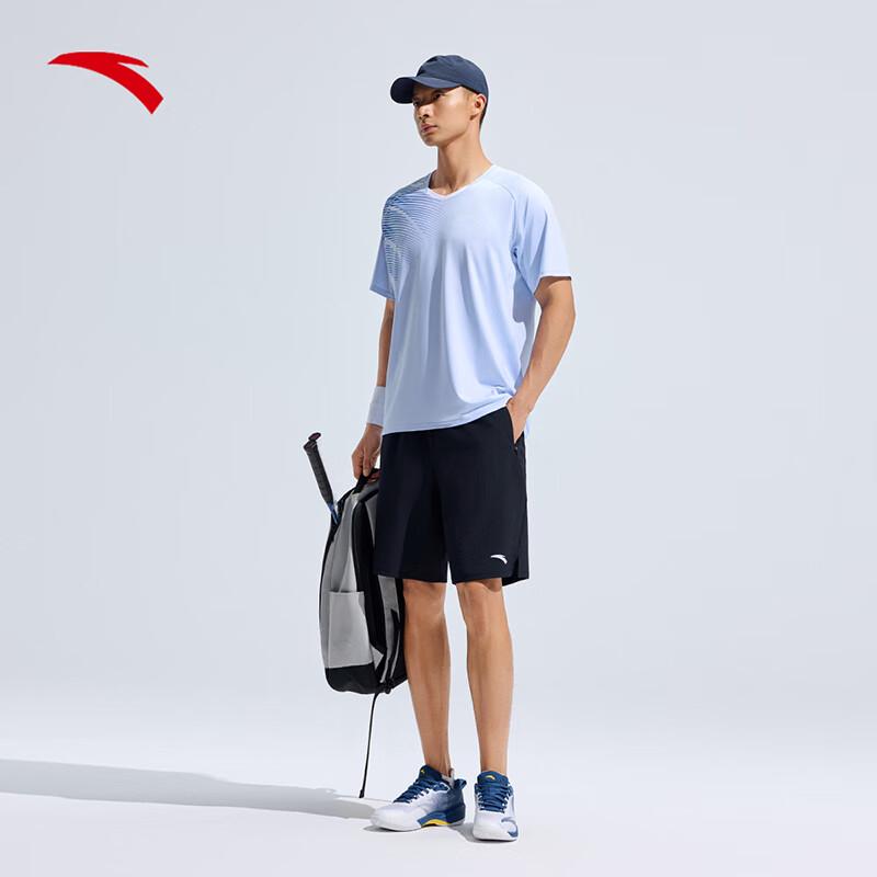 Anta Quick-Dry Badminton Training Set (Short Sleeve T-shirt & Shorts) 3XL