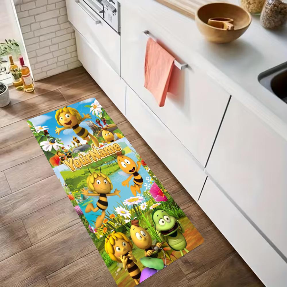 Biene Maja Customize Your Name Kitchen Rug Runner Rug Laundry Mat Hallway Entryway The Best Gift Choice