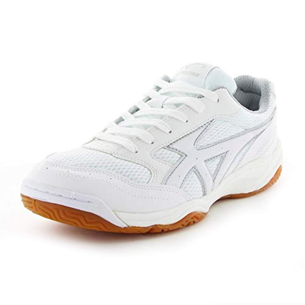 Moonstar Gymstar S400 Gym Shoes for Men and Women High-Performance (Size 25.5, White)