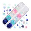 Christmas Snowflake Nail Sequins Holographic Snowflakes Flake Nail Glitter Confetti Spakely Nail Stickers for Nail Decor