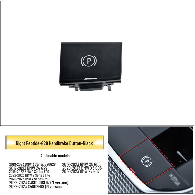 BMW 5 & 7 Series Electronic Handbrake P Button for F18 F02 - Parking Brake Switch Accessory