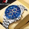 Men'S Stainless Steel Watch, Casual Simple Men'S Quartz Watch