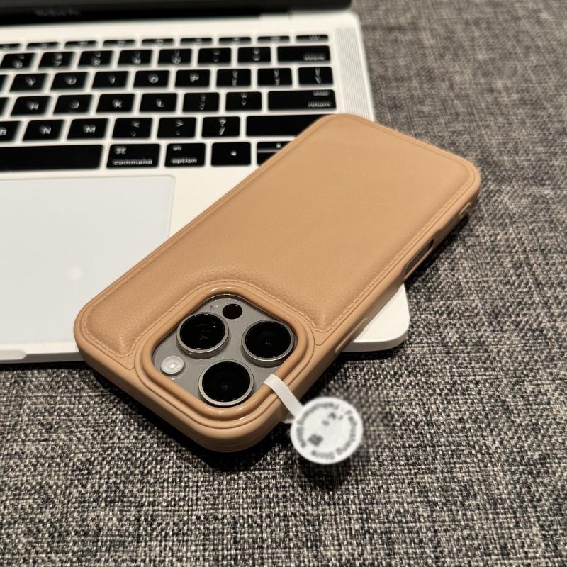 Leather Texture Candy Bumper Case for iPhone 17 16 15 14 13 12 11 Pro Max Plus X XS XR 17Pro 16Pro Shockproof Armor Cover