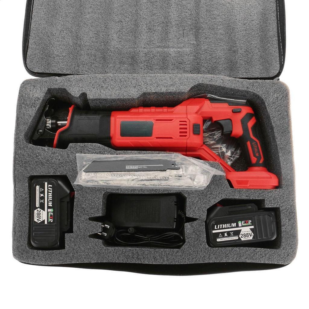 2400W Cordless Electric Reciprocating Saw Brushless Electric Saw Metal Woodworking Tools For Makita 18V Battery