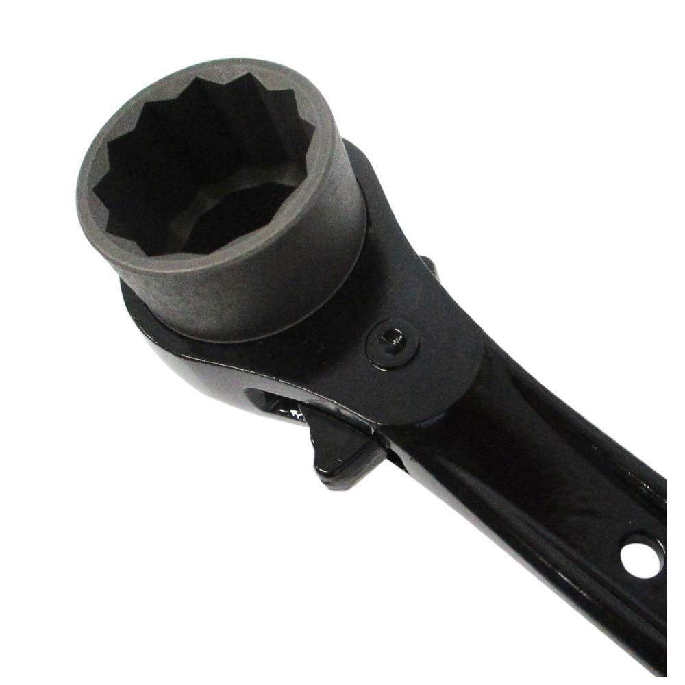 MONO Ratchet Wrench with Bent 19 x Black (Arkland Sakamoto) Handle, 24mm,