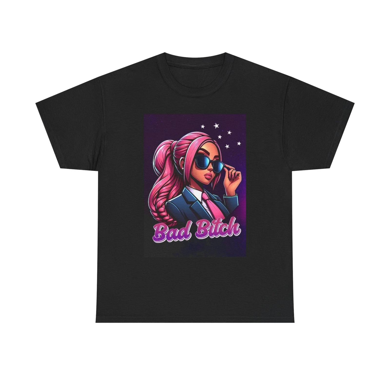 Men s and Women s T-shirts Bad Girl Graphic S