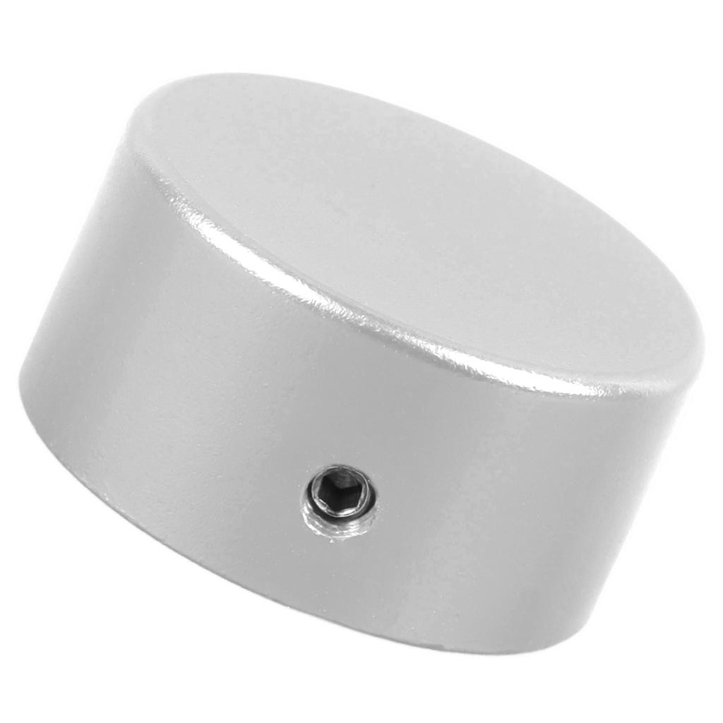 Pedal Footswitch Topper Aluminum Electric Guitar Spike Protection Effect Pedal Foot Nail Cap Silver