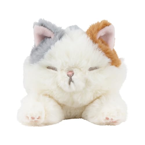 Livheart Maskottchen "Kutattobiyori" Glückskatze (ca. 20cm lang) Flauschiges Armlehnen-Plüschtier 37111-12