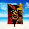 Galatasaray SK Pattern Blanket, Cozy Blanket for All-Season Comfort on Sofas, Beds, Office, Car, Camping and Travel