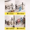 Strong Load Capacity Towel Rack Strong Suction Cups Suction Cup Towel Rack  Bathroom Organization