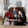 2025 New Style Final Fantasy Games Cloud Tifa Aerith Sephiroth Blanket,Soft Throw Blanket for Home Bedroom Bed Sofa Cover Kids