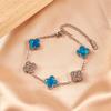 Four-leaf Clover Bracelet - Women's Luxury 18k Gold Plated Sparkling Bracelet