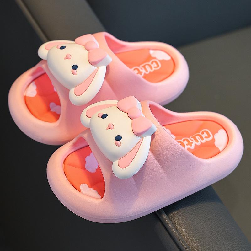 Girls' Summer Princess Cartoon Non-slip Indoor Sandals – Cute Soft Sole Toddler Shower Slippers