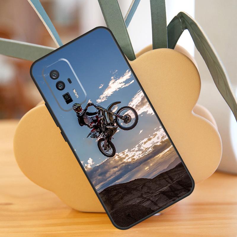Moto Cross Motorcycle Sport Case For Xiaomi 13T 11T 12T Pro 13 14 Ultra 12 Lite POCO F6 F5 X6 Pro M6 X3 X5 M5s F3 Cover