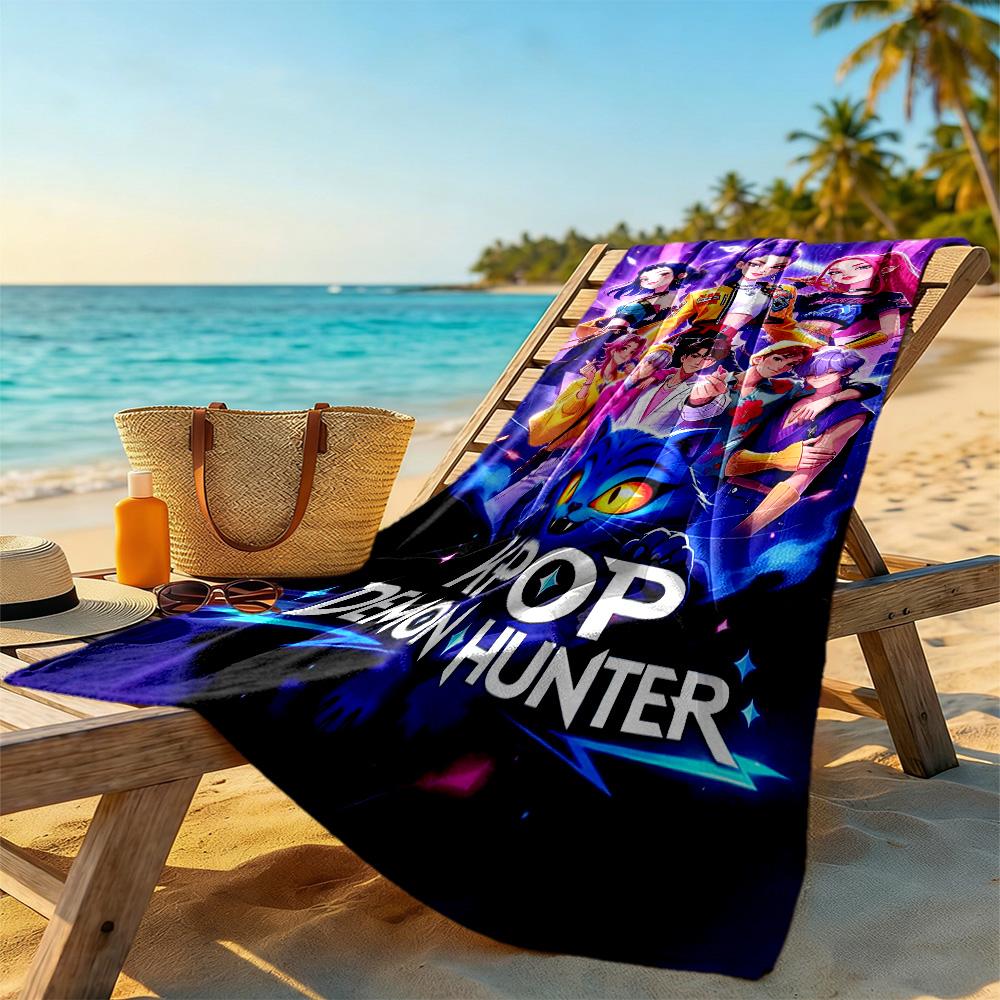 Hunter Girls Beach Towel Super Soft Microfiber Quickdry Fabric Comfortable Lightweight