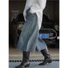 Fashionable Korean Jeans Johnature Medium Women Pants Fashion Loose Casual Spring Summer Cropped Pants