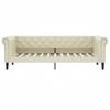Daybed Cream 90x200 Cm Faux Leather