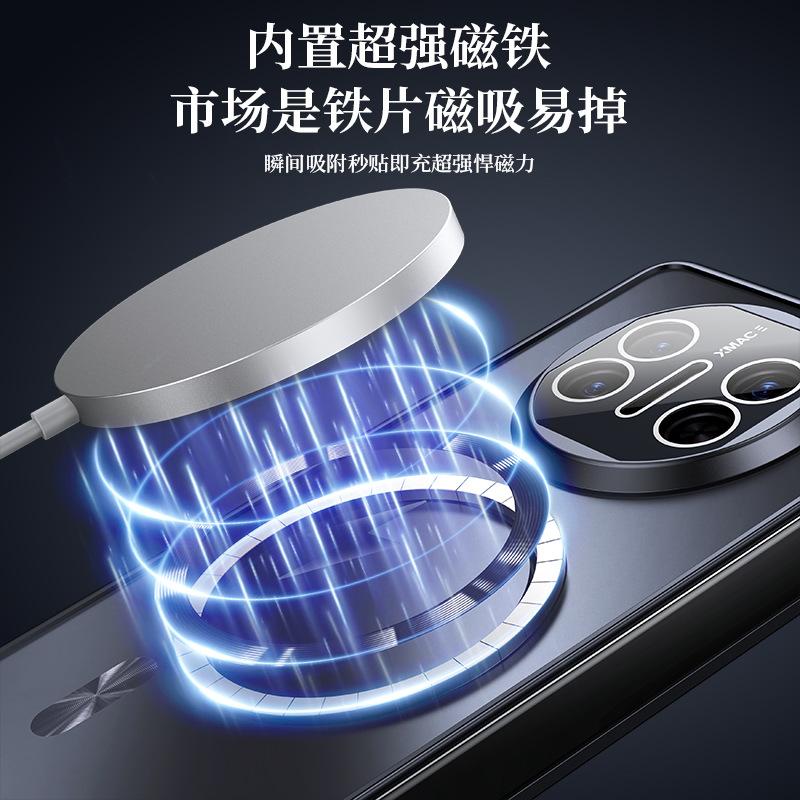 The Dazzling Gold Magnetic Frameless Phone Case Is Compatible with the Huawei MATE X6 Ultra-thin MATE X3/X5 Fashion Lens Film