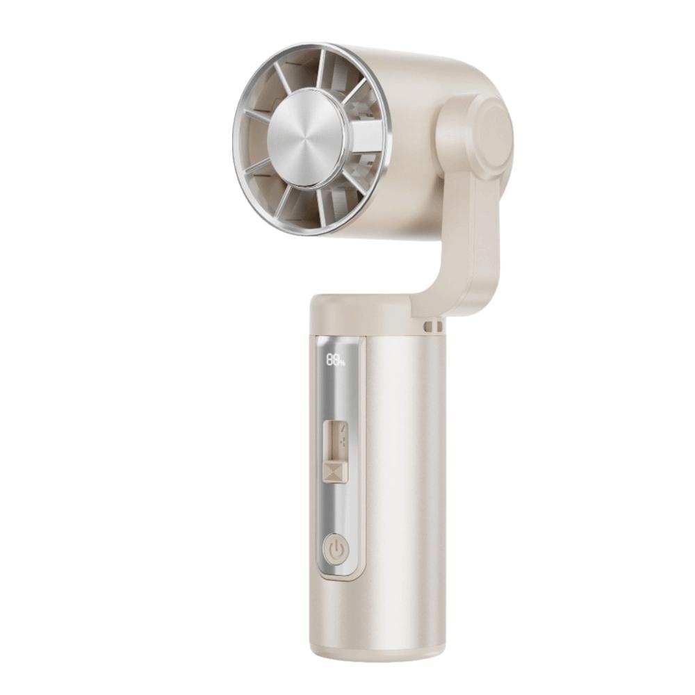 

Quiet Operation Portable Cooling Fan Powerful Wind USB Rechargeable Fan for 5W/3000mAh Personal Use хакі