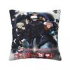 Jujutsu Kaisen Satoru Gojo Anime Girl Dinner Pillowcases Cushion Cover Throw Pillow Cover Bed Decor Square Multiple Sizes