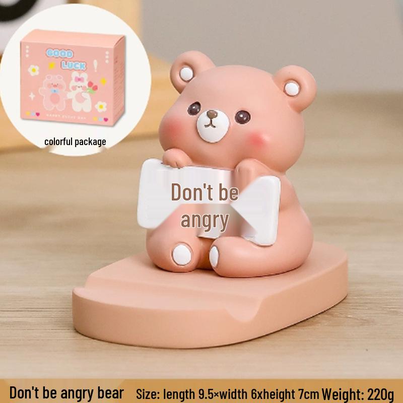 Adorable Cat Phone Holder for Office Desk - Stable Desktop Decoration Ornament