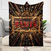 Elvis Presley Performance Blanket Comfortable Perfect for Seaside Office Chair Chair All-Season Use Modern Style Perfect Gift for Relatives and Friend