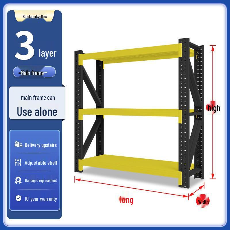 Heavy-Duty Multi-Layer Storage Racks for Commercial and Garage Use