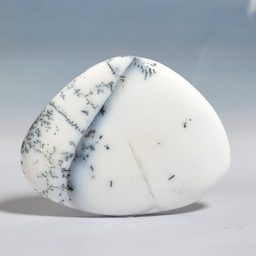Dendrite Opal 3x3.9mm Natural Cabochon Fine Loose Gemstone 50.55Cts.
