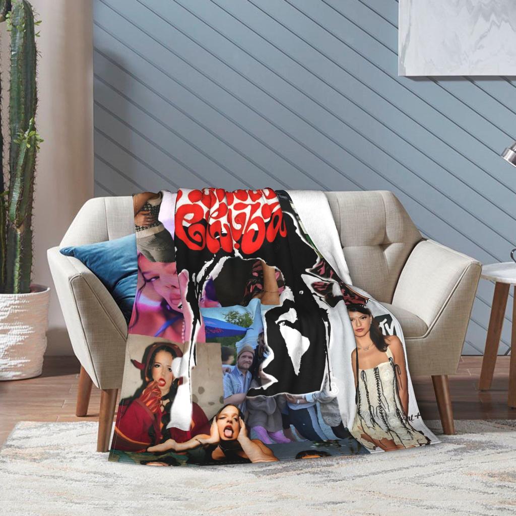 Nina Chuba Sänger Accessoires Decke Gemütlich Weich Überwurfdecken für Wohnzimmer 50x60 Zoll Mehrere Größen Tagesdecke