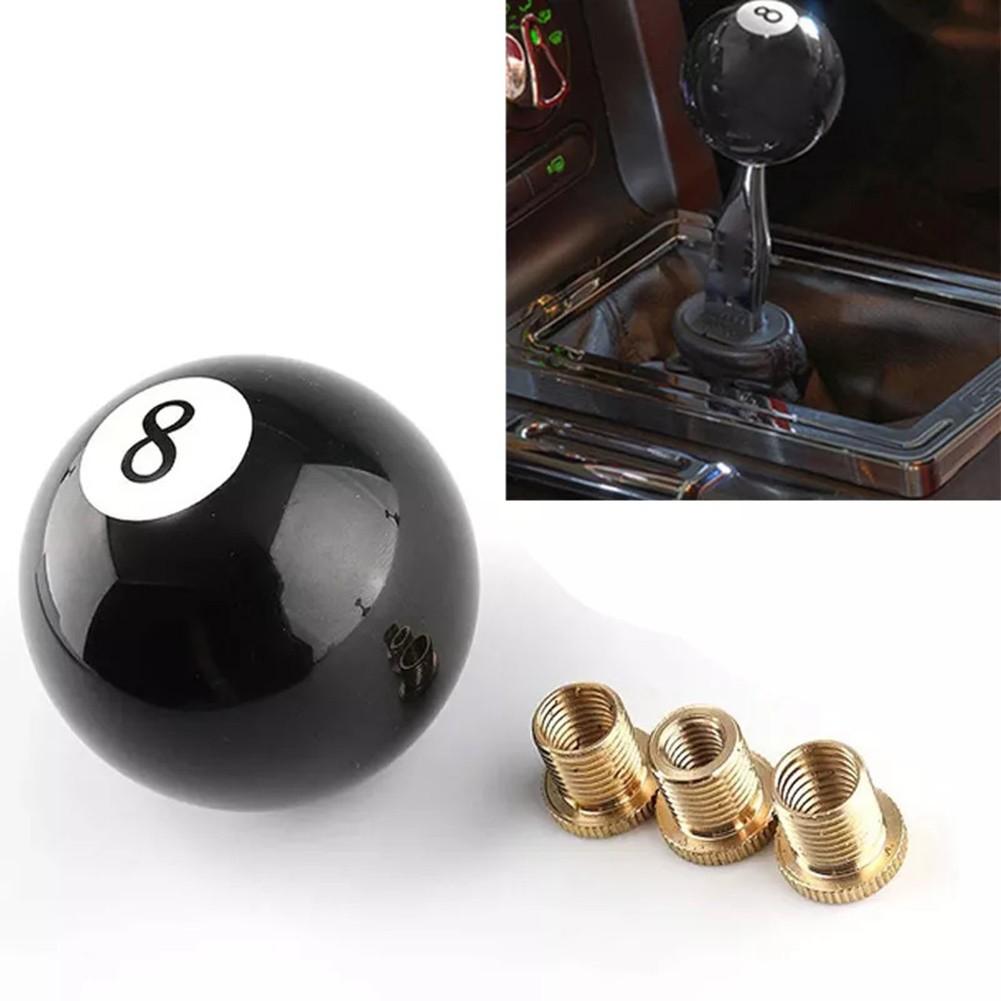 Black 8 Ball Gear Shifter Shift Knob For Toyota Unique Style Easy To Hold